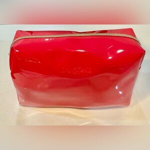 Lancome Glossy Red Cosmetic Bag